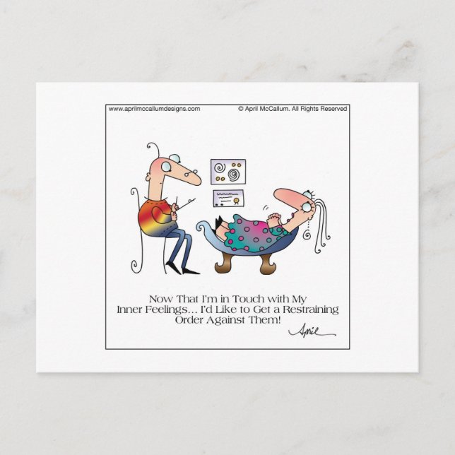 INNER FEELINGS Postcard by April McCallum (Front)