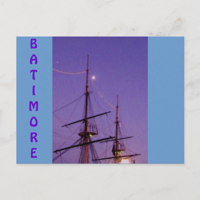 Inner Harbour Oil Postcard (Front)