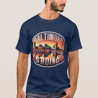 Inner Harbour Serenity: Baltimore Strong T-Shirt