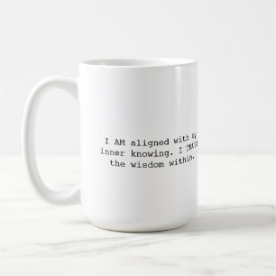 Inner Knowing Mantra Mug with Prayer Portal