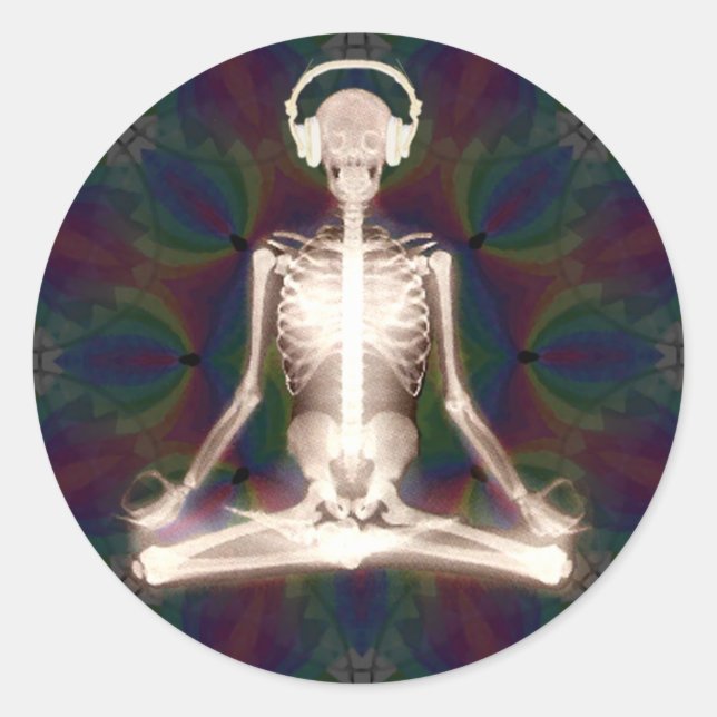 Inner Peace Classic Round Sticker (Front)