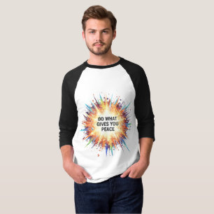 "Inner Peace Explosion Graphic Tee" T-Shirt