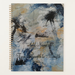 Inner Peace From strength to strength Abstract Planner
