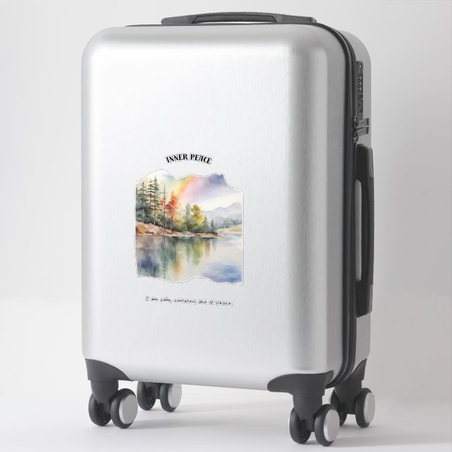 Inner Peace Positive Affirmation (Suitcase)
