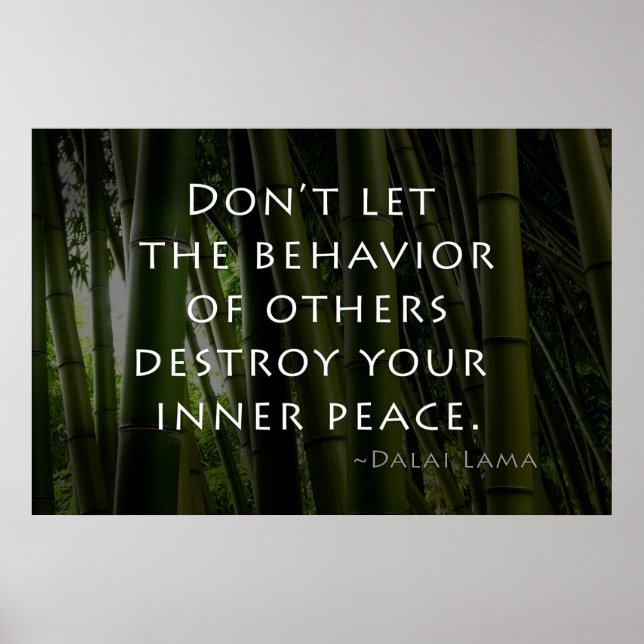 Inner Peace Poster (Front)