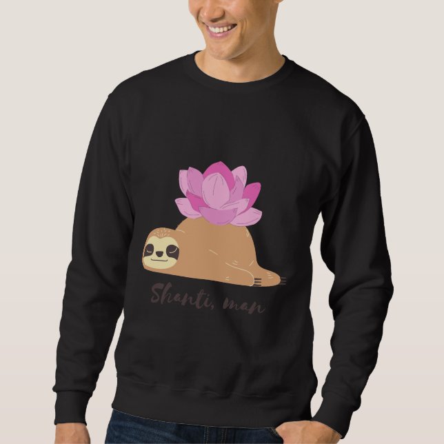 Inner Peace Sloth Sweatshirt (Front)