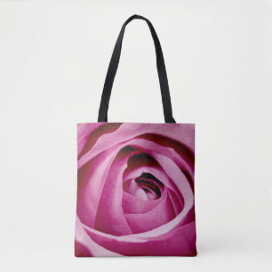 Inner Petals of Rose Bud Tote Bag