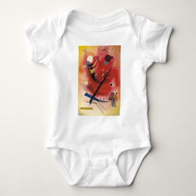 Inner Simmering Abstract Painting Baby Bodysuit (Front)