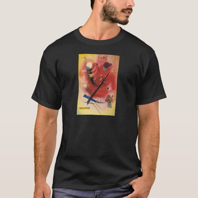 Inner Simmering Abstract Painting T-Shirt (Front)