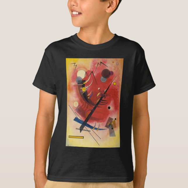 Inner Simmering Abstract Painting T-Shirt (Front)