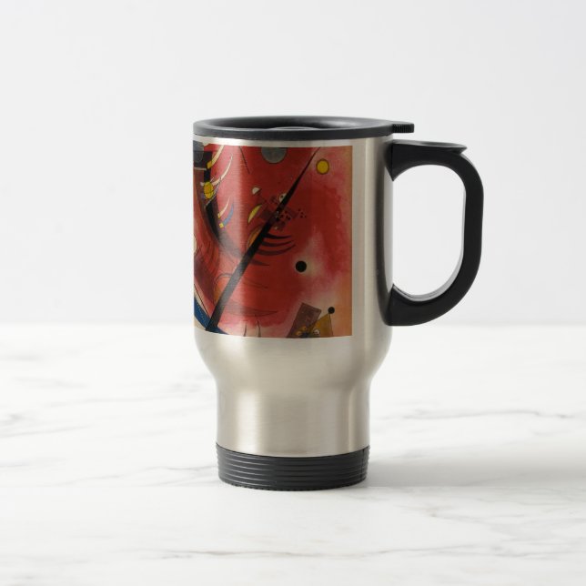 Inner Simmering Abstract Painting Travel Mug (Right)