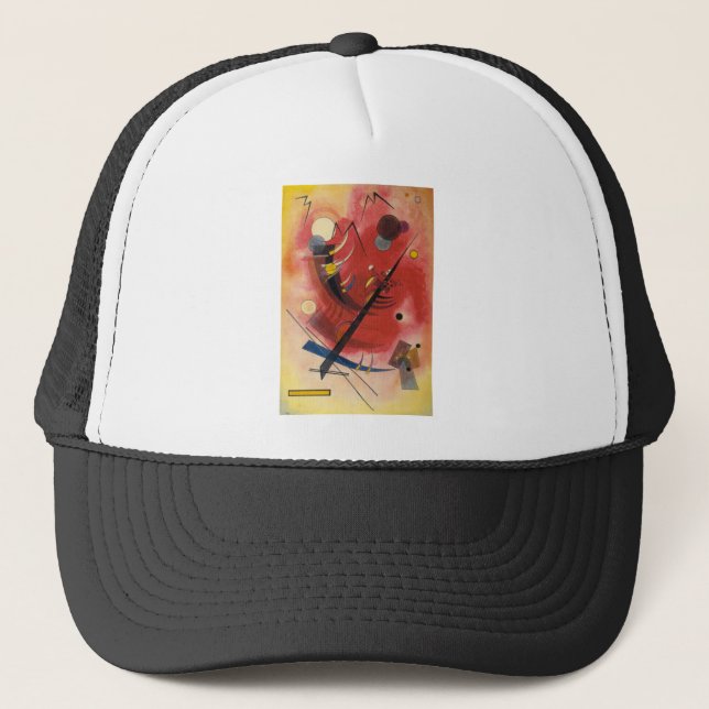 Inner Simmering Abstract Painting Trucker Hat (Front)