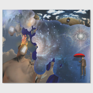 Inner space wrapping paper