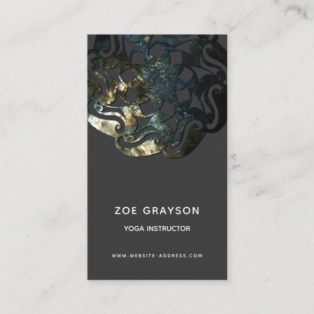 Inner Temple Mandala Business Card (Front)