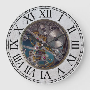 Inner Works Large Clock