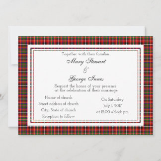 Innes Scottish Wedding Invitation