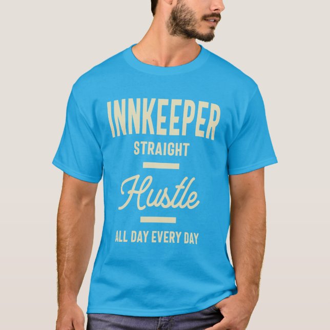 Innkeeper Gift Funny Job Title Profession T-Shirt (Front)