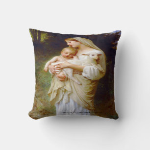 Innocence by Bouguereau Cushion