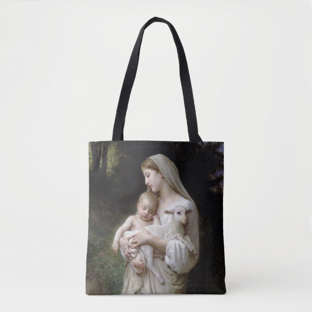 Innocence (Madonna and Child), Bouguereau Tote Bag (Front)