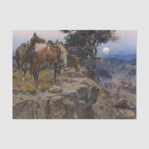 “Innocent Allies” by Charles M Russell Tissue Paper