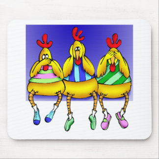 Innocent Chickens Mouse Pad