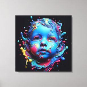 Innocent Dreams - AI At Work Canvas Print