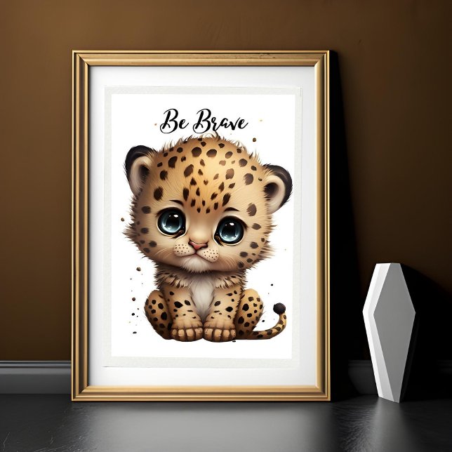 Innocent Eyes, Wild Heart: Baby Cheetah Poster (Creator Uploaded)