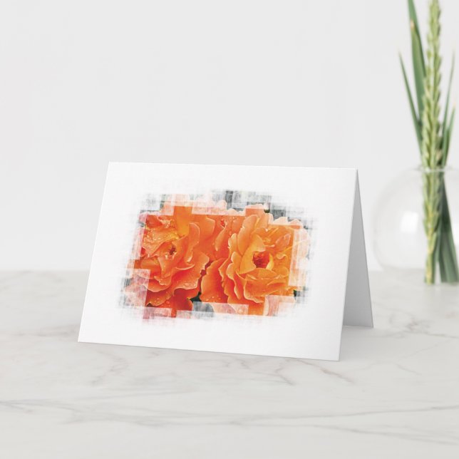 Innocent Orange Holiday Card (Front)