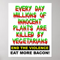 Innocent Plants Funny Poster