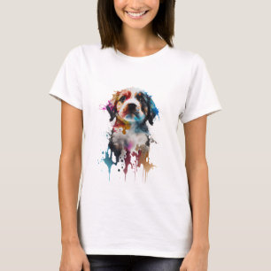Innocent Pup: Beautiful illustration of a small p T-Shirt