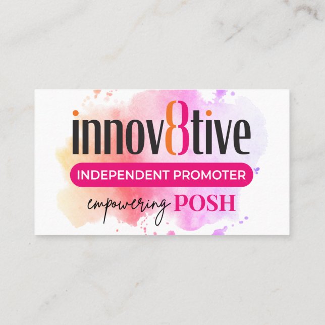 Innov8tive Posh thank you card (Back)
