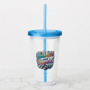 Innovate and Inspire Motivational T-Shirt Acrylic Tumbler