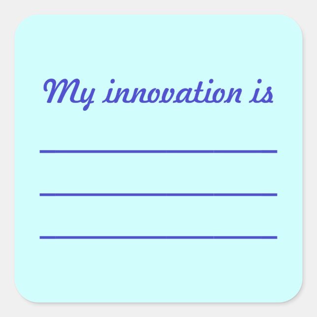 Innovation Idea Stickers (Front)