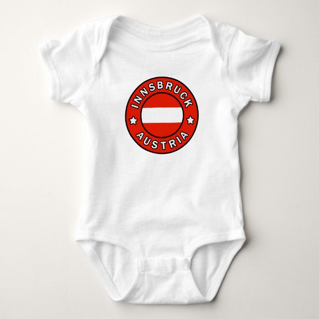 Innsbruck Austria Baby Bodysuit (Front)