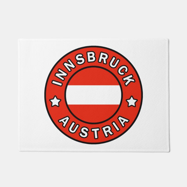 Innsbruck Austria Doormat (Front)