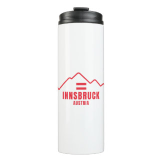 Innsbruck Austria Flag Mountain Thermal Tumbler