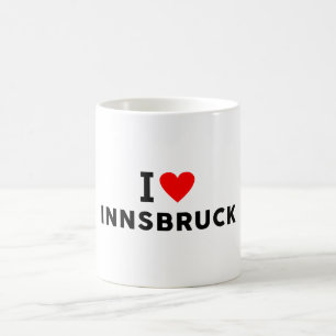 Innsbruck Austria love city heart like travel Coffee Mug