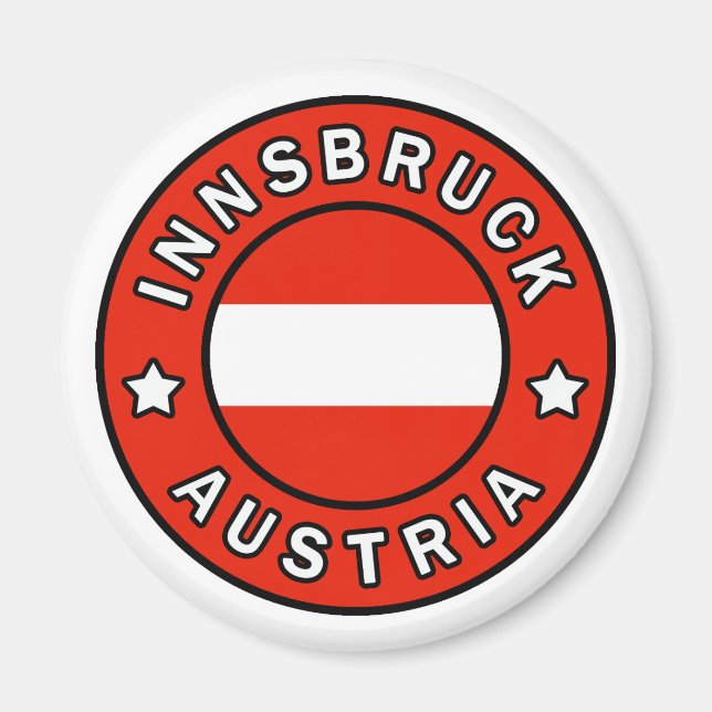 Innsbruck Austria Magnet (Front)