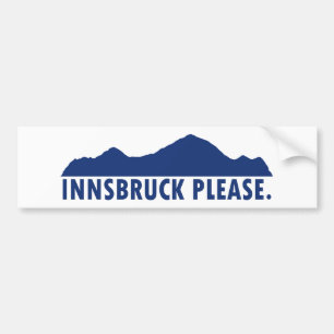 Innsbruck Austria Please Bumper Sticker
