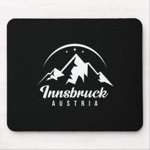 Innsbruck Austria Ski Resort Skiing Snowboarding S Mouse Pad