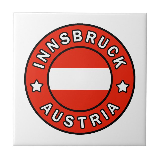 Innsbruck Austria Tile (Front)