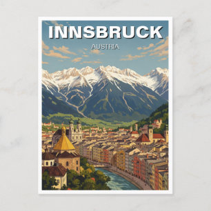 Innsbruck Austria Travel Postcard