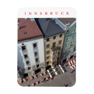 Innsbruck city centre view from City Tower magnet