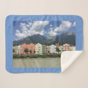 Innsbruck, city in the Alps  Sherpa Blanket
