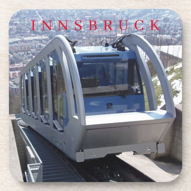 Innsbruck funicular view coasters (Front)