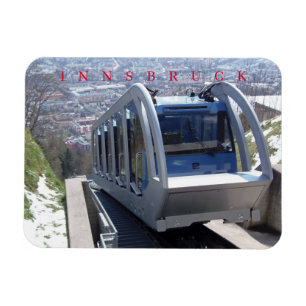 Innsbruck funicular view fridge magnet