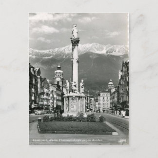 Innsbruck, Maria Theresa Strasse, Tram Postcard