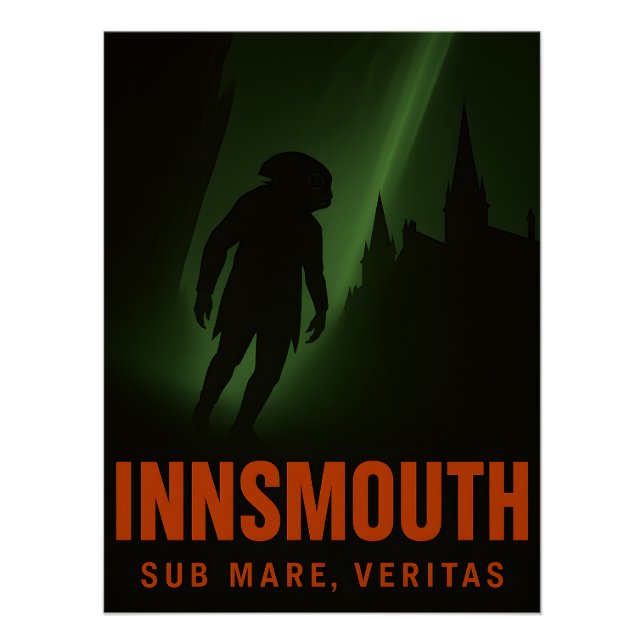 Innsmouth – Beneath the Surface, Something Waits Poster (Front)