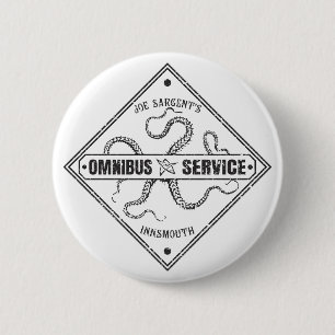 Innsmouth Bus Service Joe Sargent 6 Cm Round Badge
