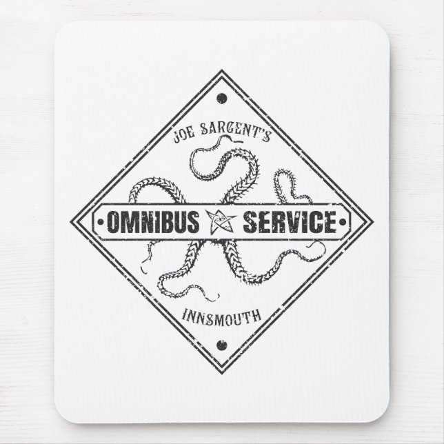 Innsmouth Bus Service Joe Sargent Mouse Pad (Front)